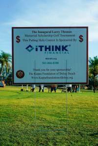 The Kappa Foundation of Delray Beach presents the Inaugural Larry Thomas Memorial Scholarship Golf Tournament.